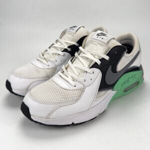 Nike Air Max Excee 'White Green Glow' Sneakers Shoes DM8346-100 Women's Size 9.5